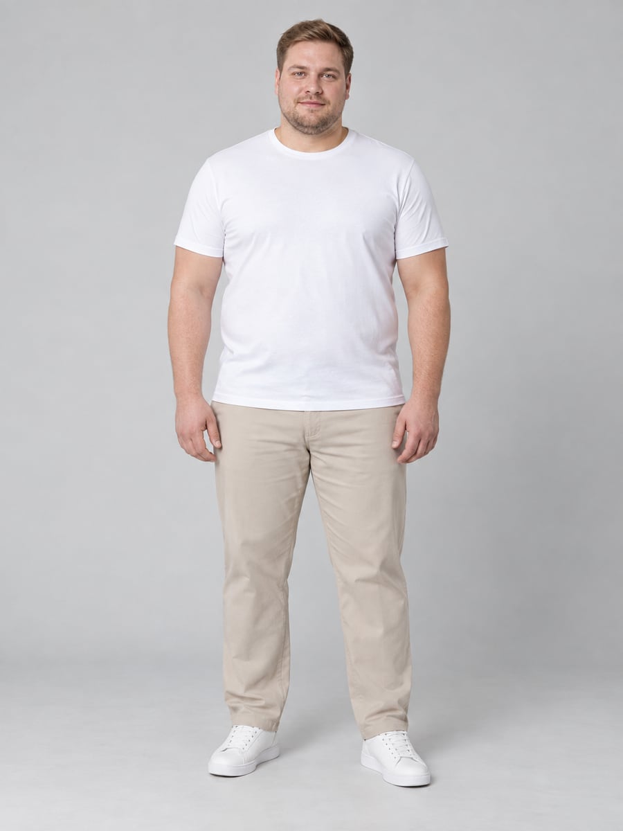 Man · 30–40s · Plus size